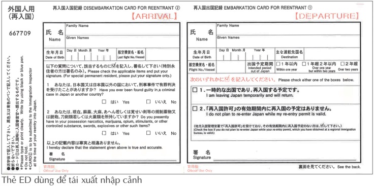 Các Lưu Ý Khi Xin Visa Tái Nhập Cảnh Nhật Bản